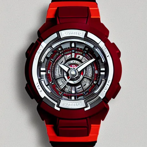 Prompt: iron man g-shock