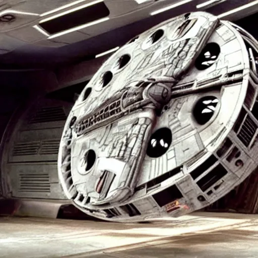 Image similar to millennium falcon car commercial