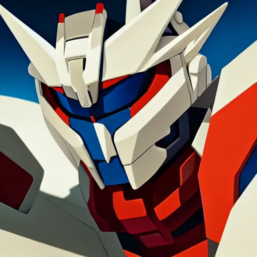 Image similar to face icon stylized minimalist gundam, loftis, cory behance hd by jesper ejsing, by rhads, makoto shinkai and lois van baarle, ilya kuvshinov, rossdraws global illumination