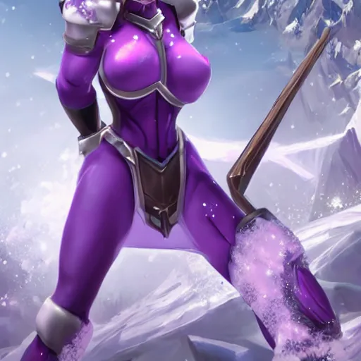 Image similar to glacial purple prime infinite neutral waifu leak