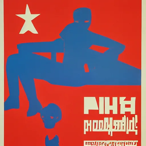 Image similar to soviet propaganda art of microsoft office