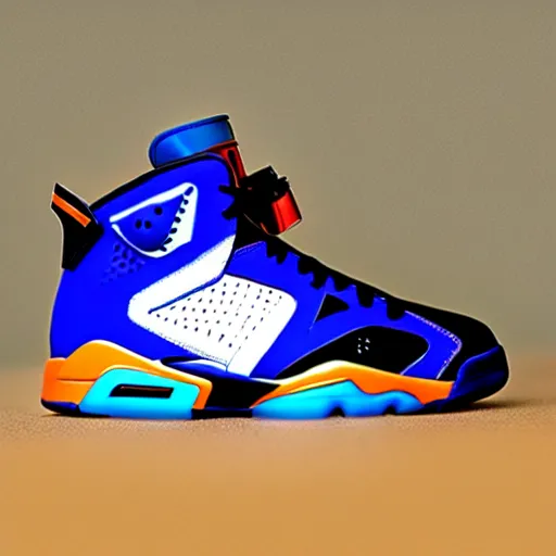 Image similar to spacejam jordan 6 basketball shoes 1990s edition collectors edition