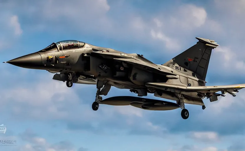 Image similar to panavia tornado replica, top gun maverick, realistic aircraft, realistic paint job, from falcon bms, promo photo, stunning, dcs world style, bokeh soft, shot on 1 5 0 mm, zenithal lightning, trending on instagram, by award winning photographer, symmetrical features