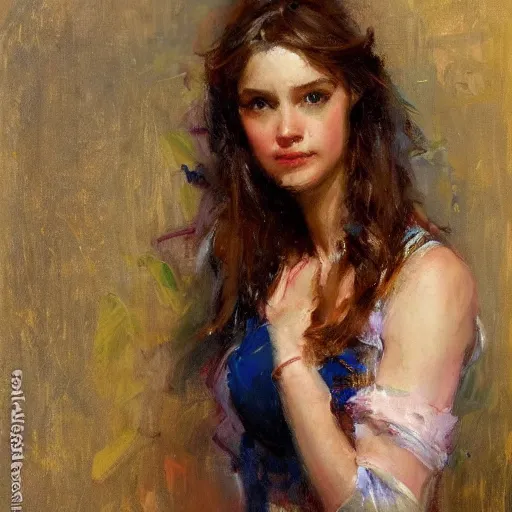 Image similar to photo of young woman by daniel f. gerhartz