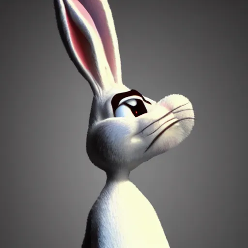 Prompt: bugs bunny realistic