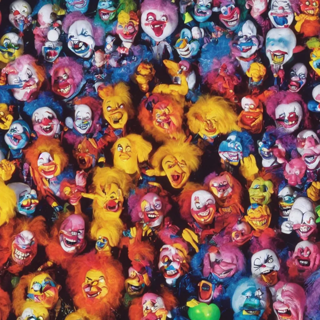 Image similar to killer klowns from outer space