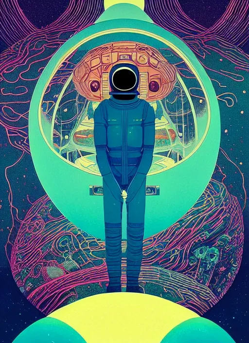 Prompt: symmetry!! stunning portrait of an astronaut in an alien world, by victo ngai, kilian eng vibrant colors, dynamic lighting, digital art, winning award masterpiece, fantastically beautiful, illustration, aestheticly inspired by beksinski and dan mumford, upscale with simon stalenhag work, artstation, 8 k