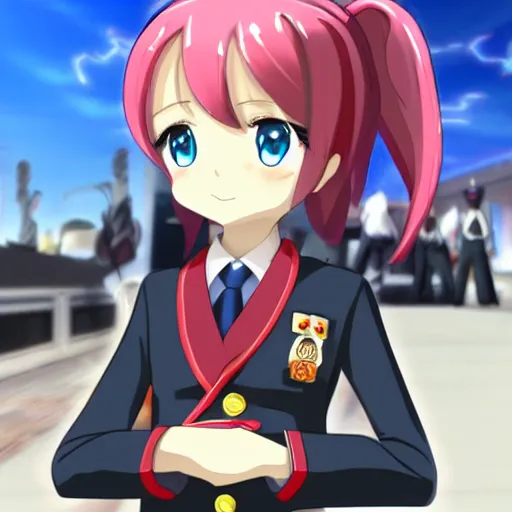 Image similar to loli stalin, HD, anime,