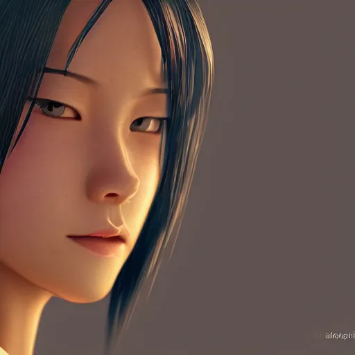 Image similar to highly detailed close up portrait of Toph Bei Fong, studio lightning, bright colors, intricate, masterpiece, photorealistic, hiperrealistic, sharp focus, high contrast, Artstation HQ, DeviantArt trending, 4k UHD, Unreal Engine 5