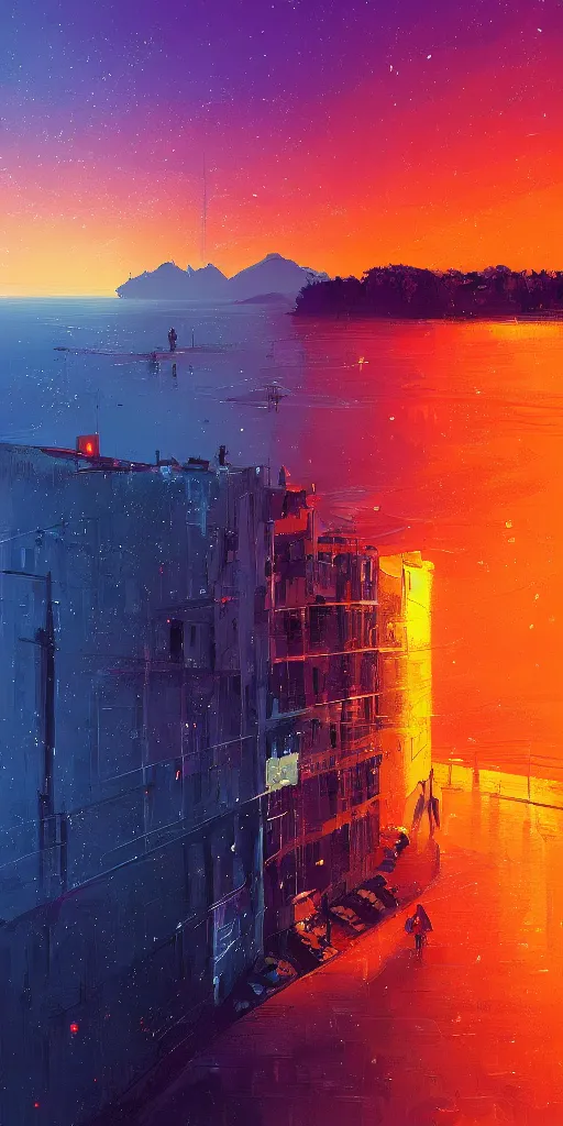 Image similar to i've been trying to call, by alena aenami