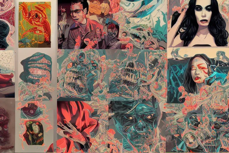 Image similar to night of the living dead, tristan eaton, victo ngai, artgerm, rhads, ross draws