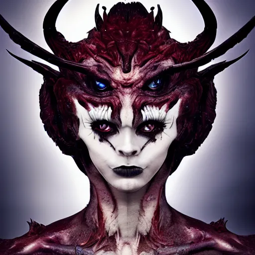 a demon inspired by the stars created by the make up | Stable Diffusion ...