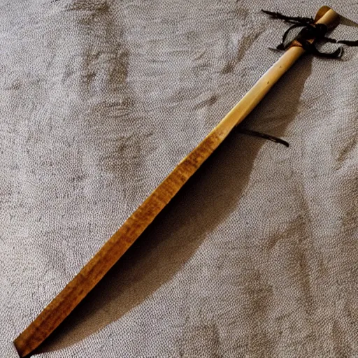 Prompt: Lapin's Wooden Sword