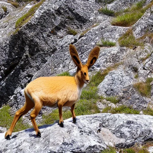 Image similar to a chamois on a mountain