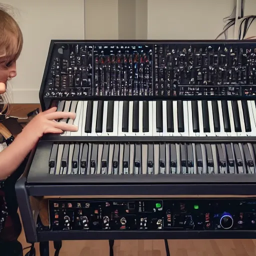 Prompt: an amazing award winning photo of kittens playing with eurorack synthesizers, very detailed and sharp, 4k hdr, masterpiece