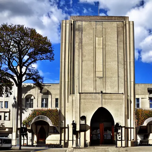 Image similar to art deco city hall