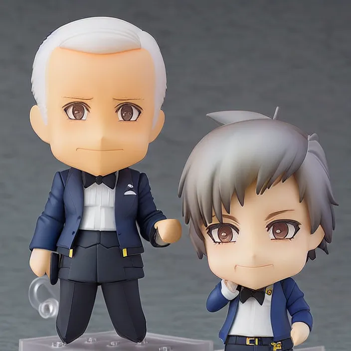 Image similar to an anime nendoroid figurine of Joe Biden, fantasy, figurine , product photo