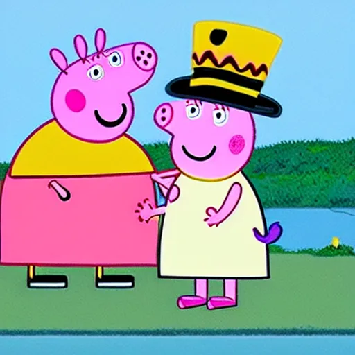 Prompt: peppa pig in a studio ghibli movie