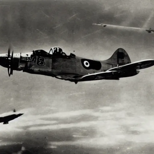 Image similar to ww 2 dogfight