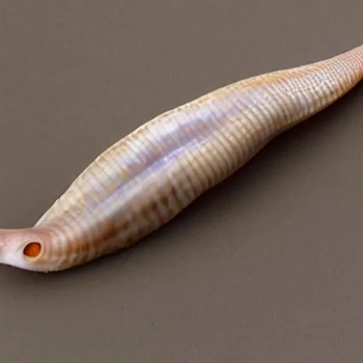 Image similar to an elongated mollusk which has the face of elon musk