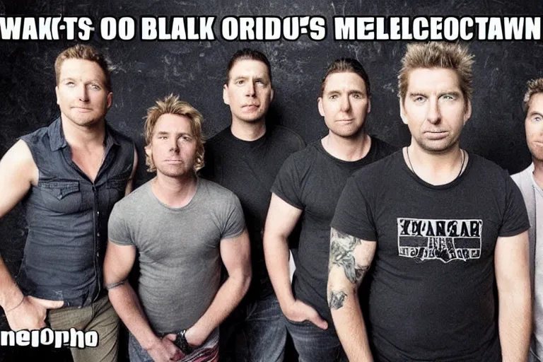 Prompt: nickelback photograph meme