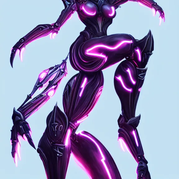 Image similar to highly detailed giantess shot exquisite warframe fanart, looking up at a giant 500 foot tall beautiful stunning saryn prime female warframe, as a stunning anthropomorphic robot female dragon, looming over you, posing elegantly, dancing over you, your view between the legs, white sleek armor with glowing fuchsia accents, proportionally accurate, anatomically correct, sharp robot dragon claws for hands and feet, two arms, two legs, camera close to the legs and feet, giantess shot, upward shot, ground view shot, leg and thigh shot, epic low shot, high quality, captura, sci-fi, realistic, professional digital art, high end digital art, furry art, macro art, giantess art, anthro art, DeviantArt, artstation, Furaffinity, 3D realism, 8k HD octane render, epic lighting, depth of field