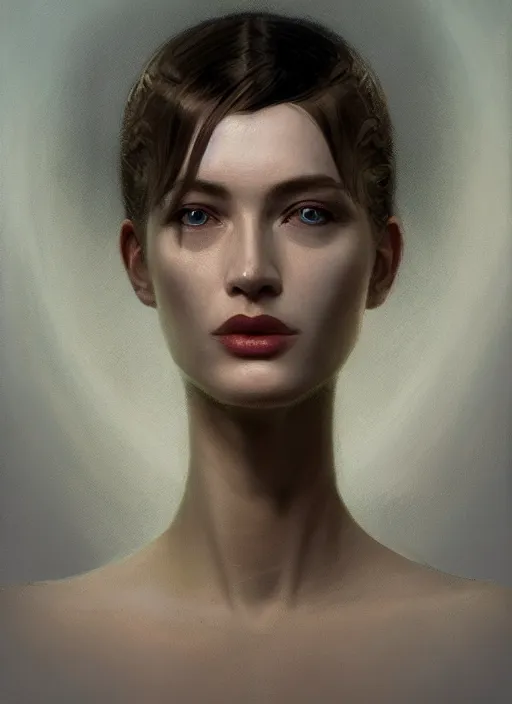 Image similar to symmetry!! david lynch, male, machine parts embedded into face, intricate, elegant, highly detailed, digital painting, artstation, concept art, smooth, sharp focus, illustration, art by artgerm and greg rutkowski and alphonse mucha, 8 k