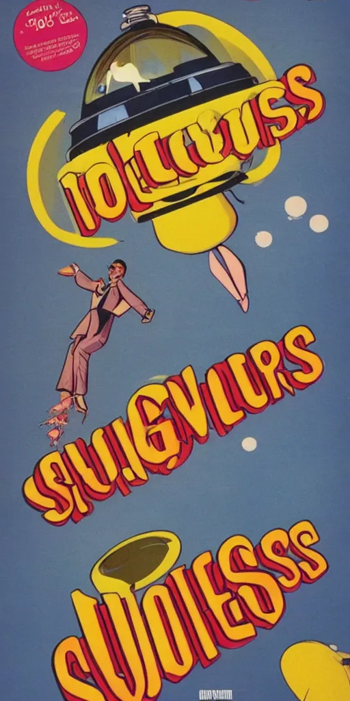 Prompt: 1 9 8 0 s movie posters about flying saucers