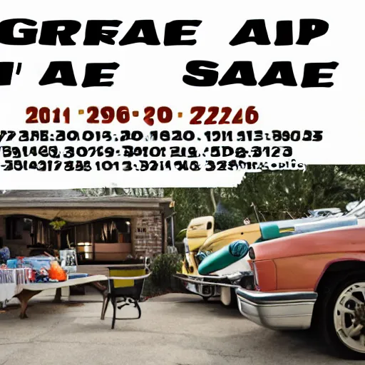 Image similar to garage sale