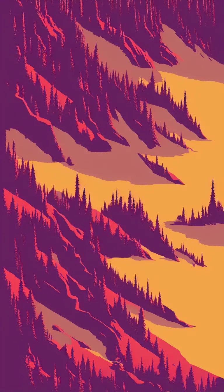 Prompt: olympic national park by kilian eng