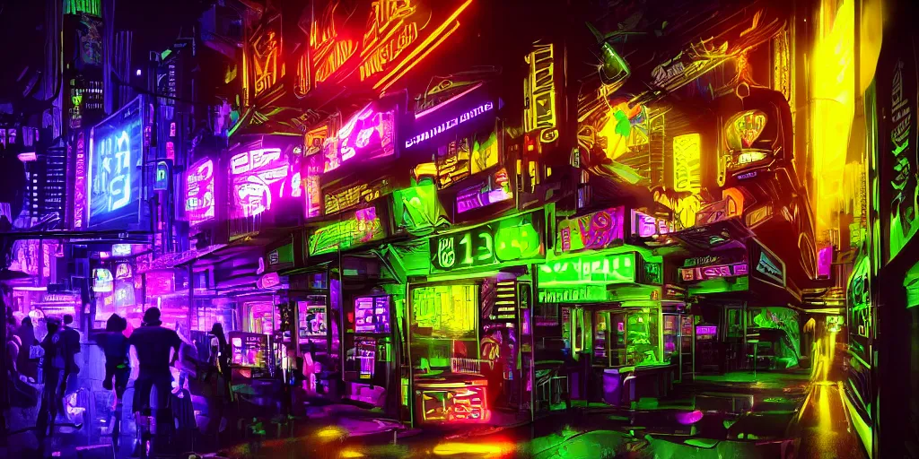 Image similar to twitch, cyberpunk, neon, glow, neon sign