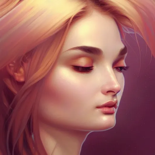 Prompt: beautiful kim petras, eyes closed, perspective, portrait, fantasy, ultra detailed, elegant, intricate, dynamic lighting, hyperrealism, digital art, digital painting, artstation, wlop, sharp focus, illustration, art by artgerm and greg rutkowski and alphonse mucha, 8 k