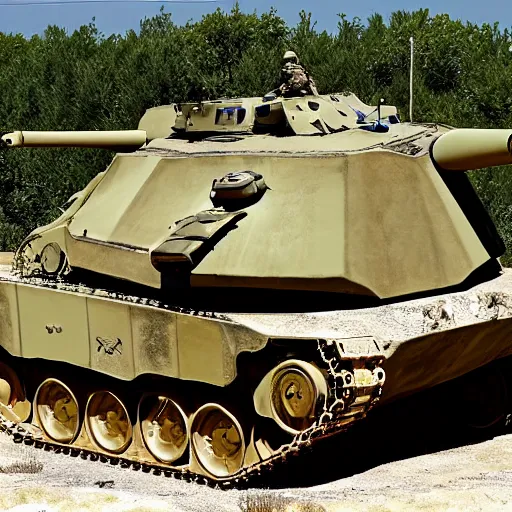 Image similar to a cross between a tank and a scorpion