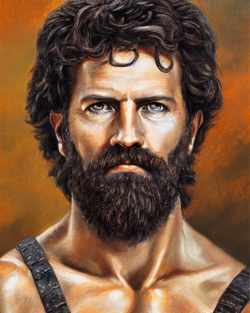 Image similar to oil painting portrait of philip of macedon, high production value, intricate details, high resolution, hdr, high definition, masterpiece, realistic, ultrarealistic, highly detailed, hd, sharp focus, non blurry, sharp, smooth