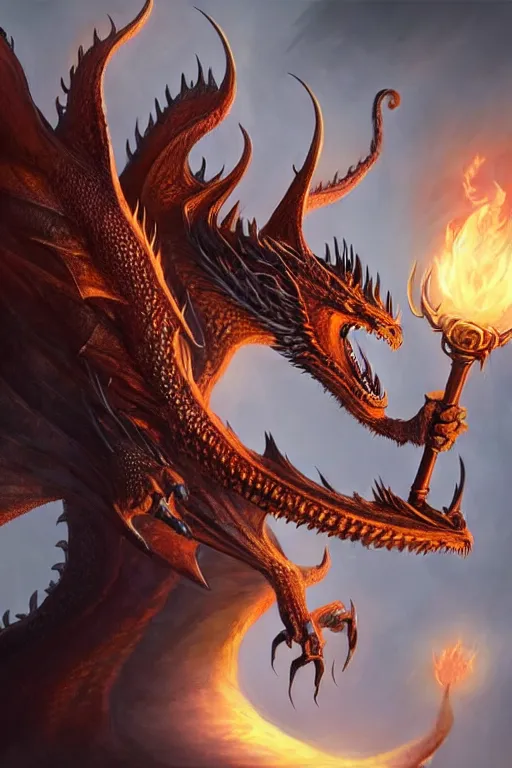 Image similar to epic dragon warlock character design, highly detailed, d & d, fantasy, highly detailed, digital painting, trending on artstation, concept art, sharp focus, illustration, global illumination, ray tracing, realistic shaded, art by artgerm and greg rutkowski and fuji choko and viktoria gavrilenko and hoang lap