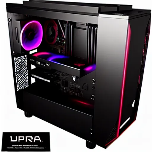 Image similar to surreal pc build, dream gamer pc. ultra realistic