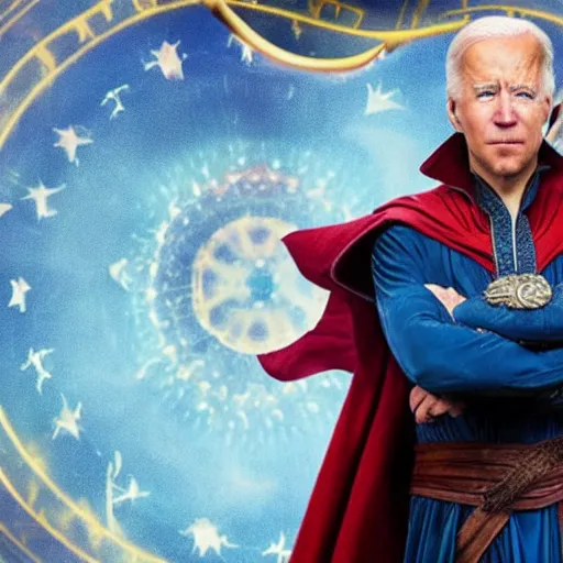 Image similar to joe biden as doctor strange