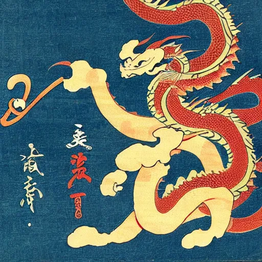 Image similar to Dragon holding the Todo list. Masterpiece japanese art painting. Museum collection. 8k, beautiful detail, post-processing