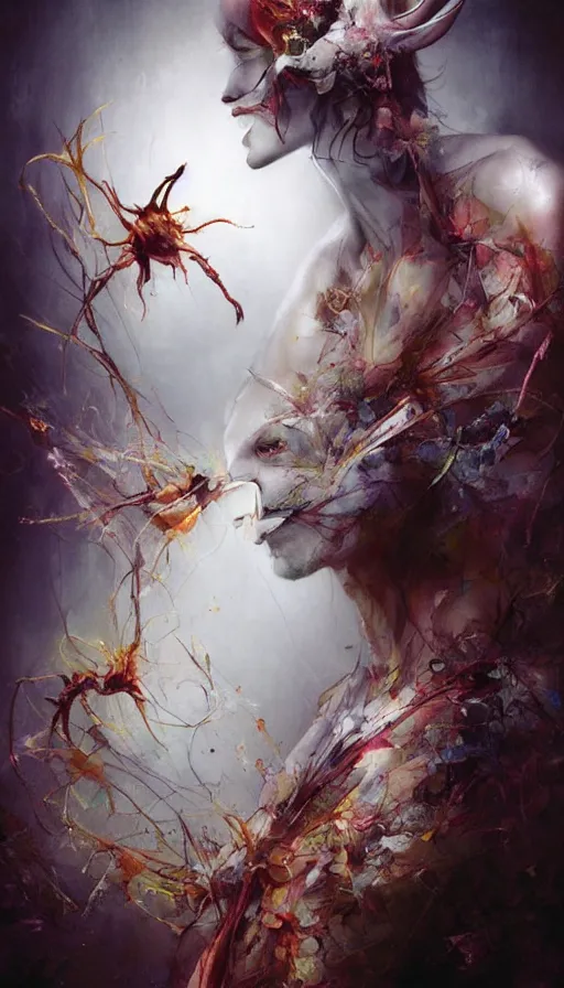 Prompt: psytrance artwork, by ryohei hase