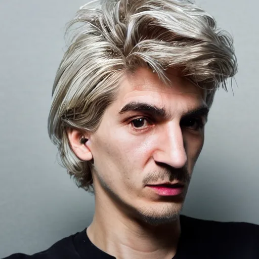 Image similar to xqc smoking a cigarrette