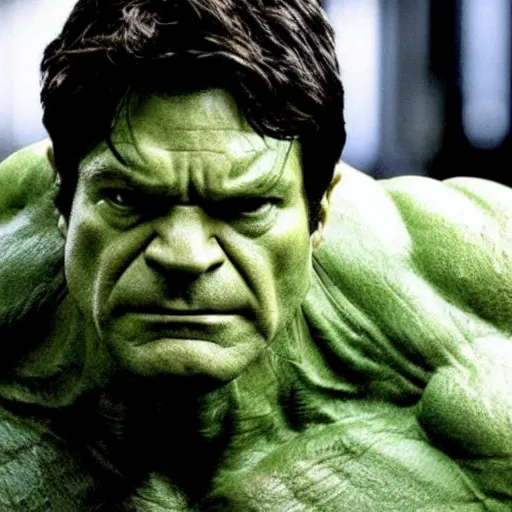 Image similar to Jason Bateman as the hulk