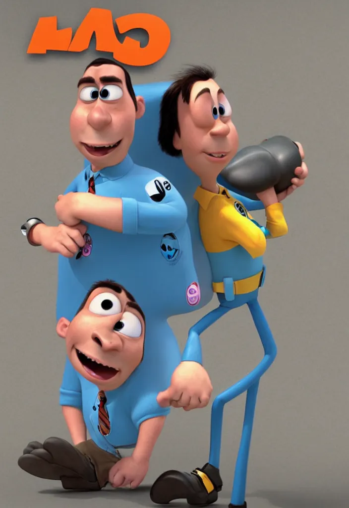Image similar to Andrew tate as a pixar character