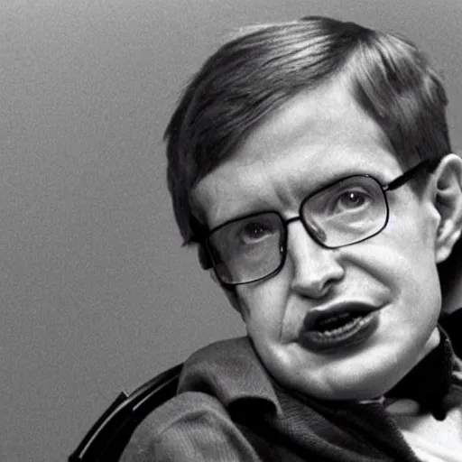 Prompt: Stephen Hawking underwater