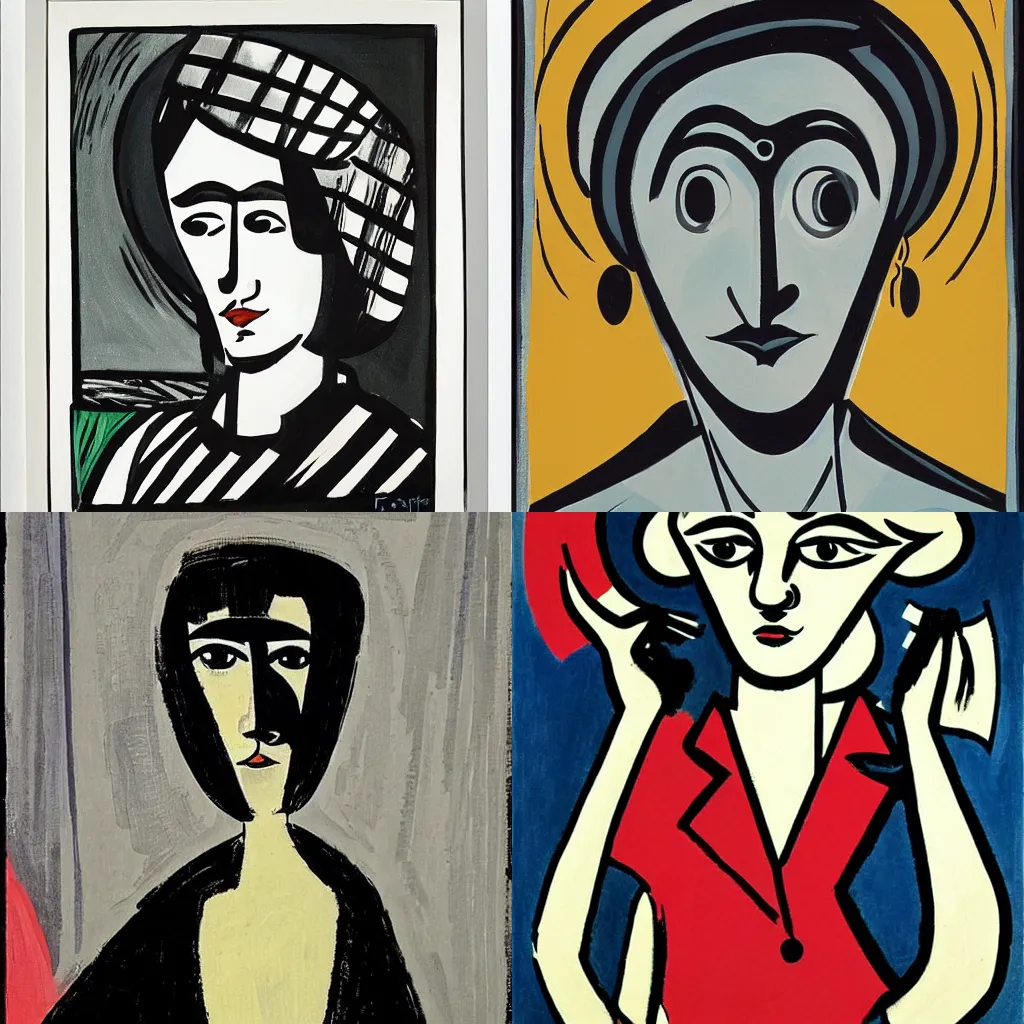 Prompt: woman portriat by frans masereel