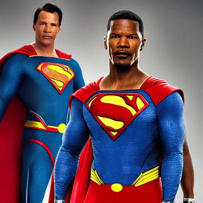 Prompt: jamie foxx as superman