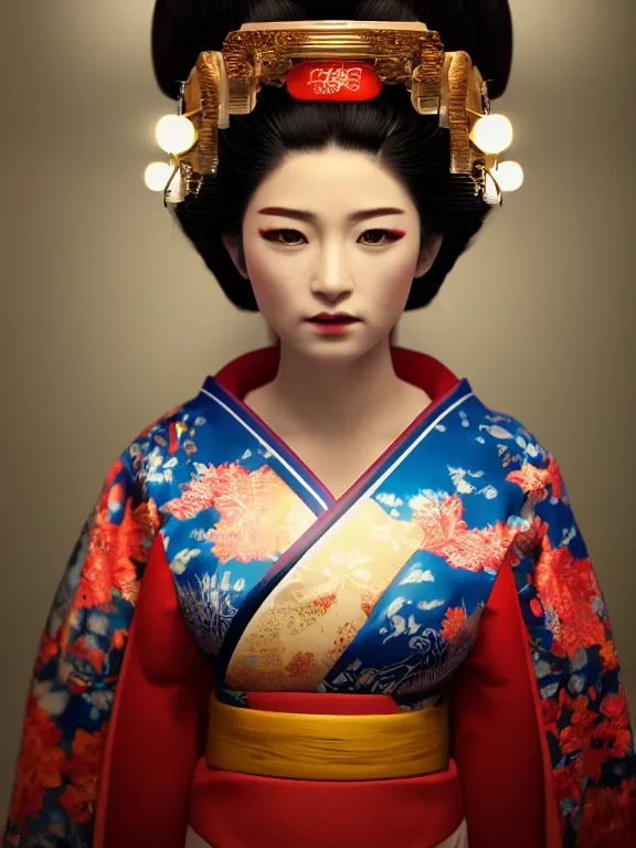 Prompt: portrait art of geisha 8 k ultra realistic, lens flare, atmosphere, glow, detailed, intricate, full of colour, cinematic lighting, trending on artstation, 4 k, hyperrealistic, focused, extreme details, unreal engine 5, cinematic, masterpiece