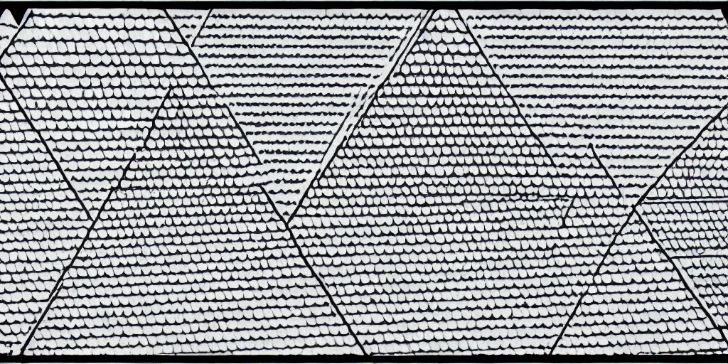 Image similar to pyramidal lines