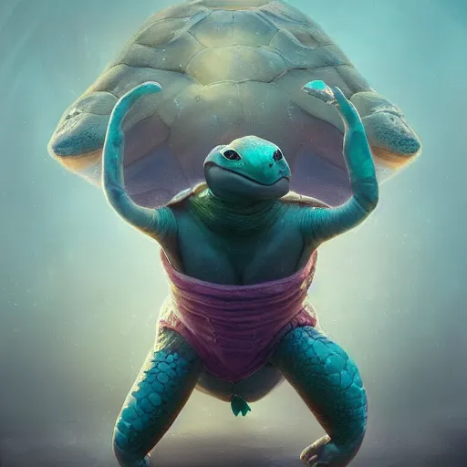 Prompt: cute turtle princess, huggy wuggy from poppy playtime video game, fullbody, ultra high detailed, glowing lights, oil painting, greg rutkowski, charlie bowater, beeple, unreal 5, daz, hyperrealistic, octane render, rpg portrait, dynamic lighting, fantasy art, beautiful face