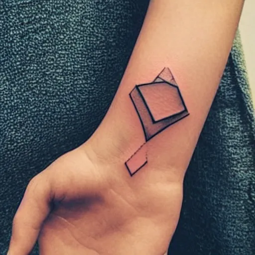 Image similar to minimalistic tattoo design