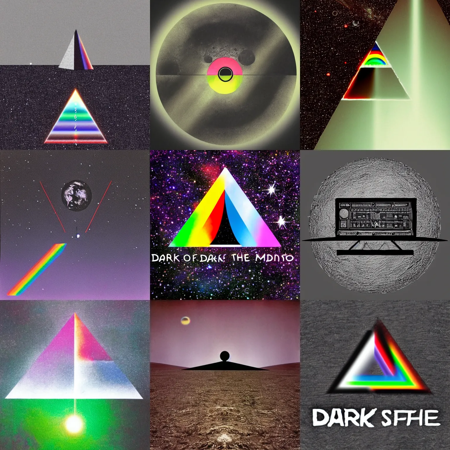 Prompt: Dark side of the moon